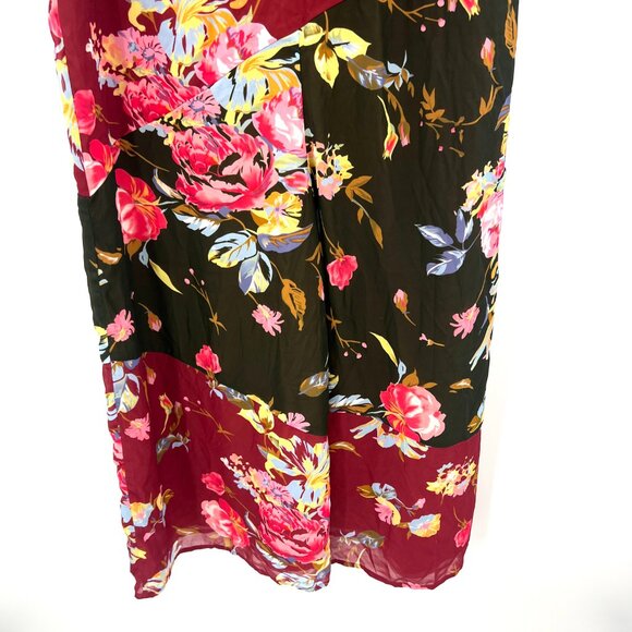 ASOS Floral Patchwork Sleeveless Wide Leg Jumpsuit Women's 10 - Picture 3 of 7